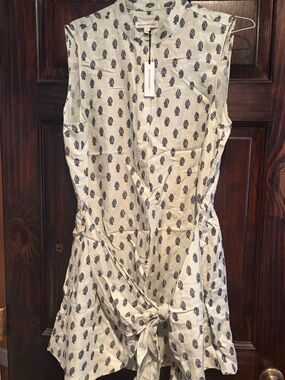 Banana Republic VISCOSE-LINEN TWISTED SHIRT DRESS